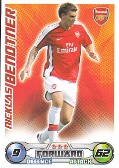 Nicklas Bendtner Arsenal 2008/09 Topps Match Attax #14